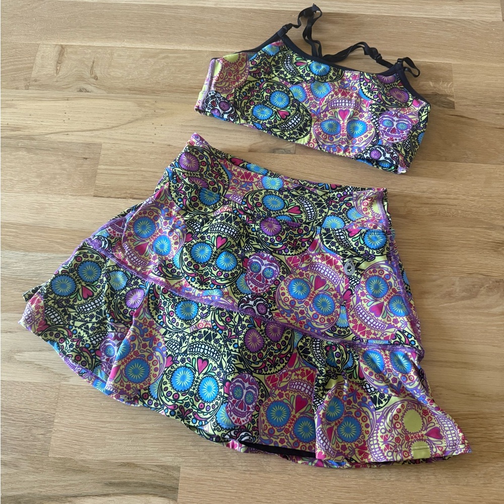DonaJo Two-Piece Set size 1 JoJo Skirt / Skort (Fly) 14.5"